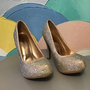 Flourish sparkle high heels size 6